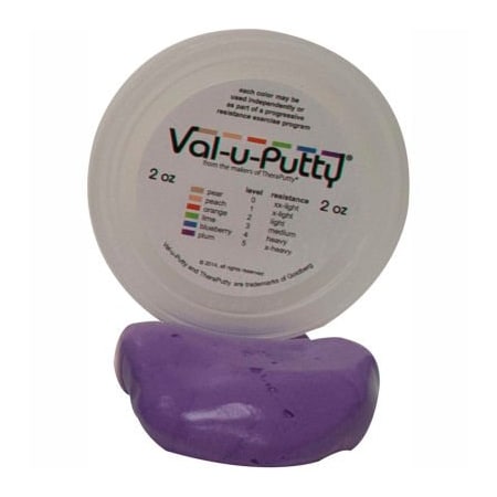 Fabrication Enterprises Val-u-Putty Exercise Putty, Plum, X-Firm, 2 Ounce 732586